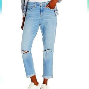 Levi Strauss Signature Mid Rose Boyfriend Jean Size 14/32 waist